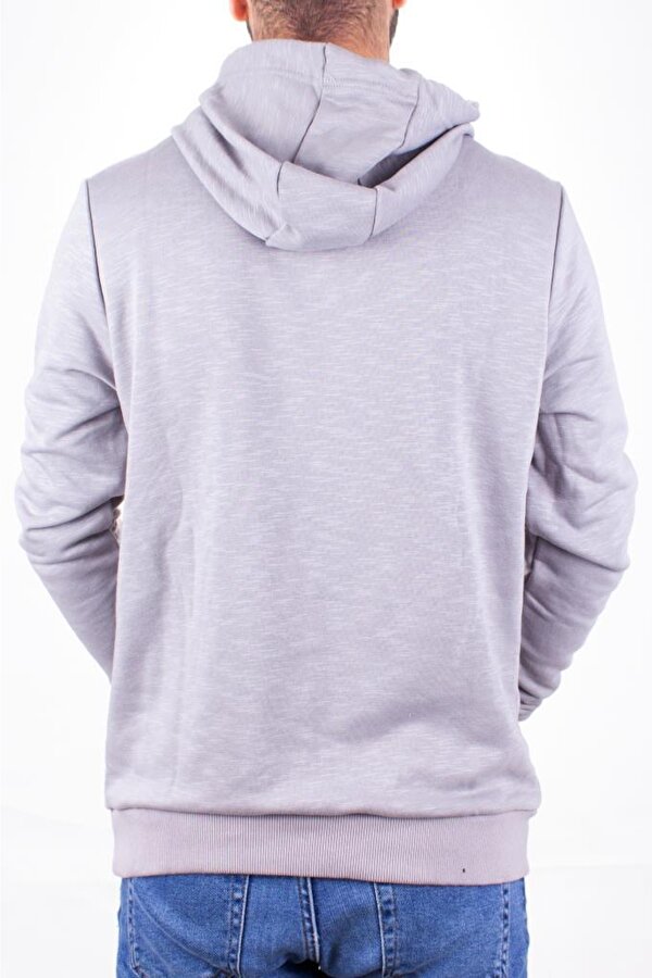 Twister 1931 Gri Kapüşonlu Erkek Sweatshirt