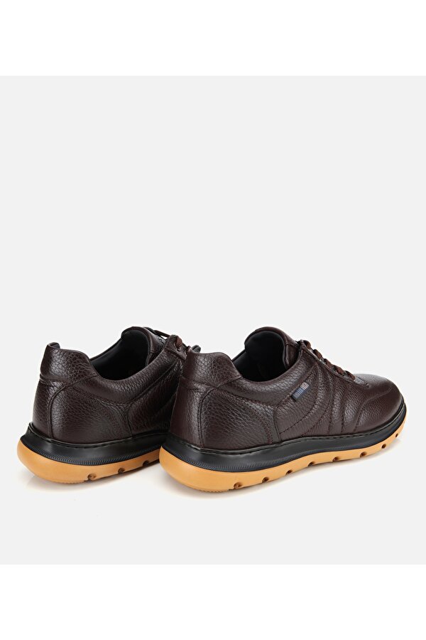 Erkek Deri Kahverengi Rahat Günlük Ayakkabı