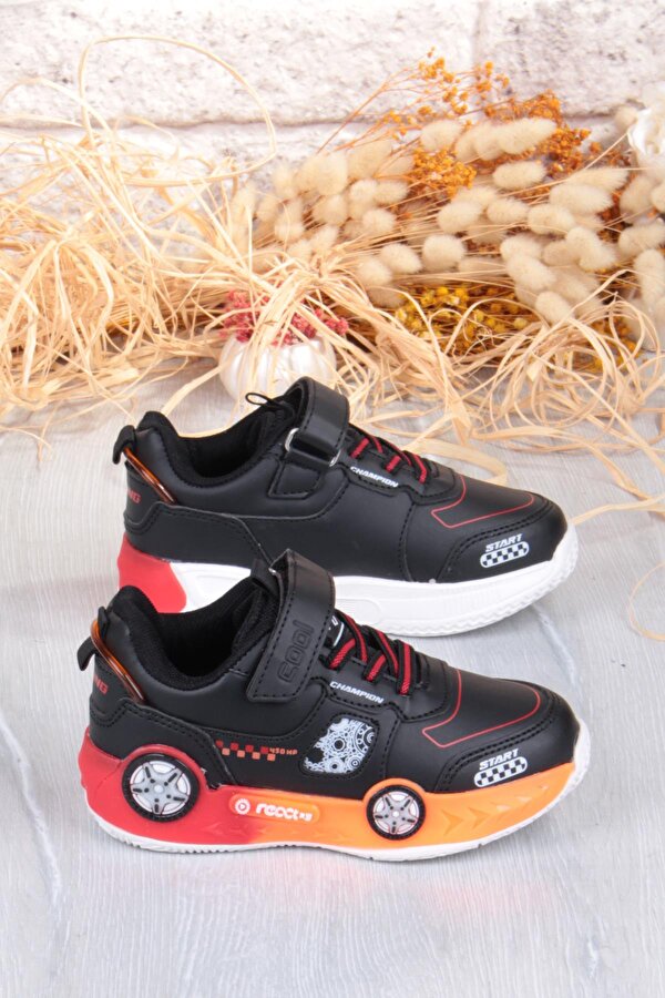 Cool Racing Rahat Hafif Araba Figürlü Erkek Çocuk Ayakkabı