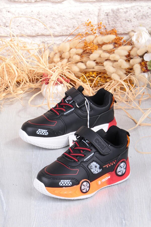 Cool Racing Rahat Hafif Araba Figürlü Erkek Çocuk Ayakkabı