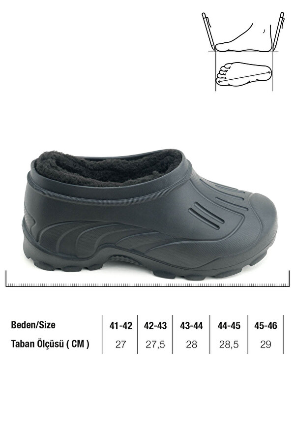 Erkek Kışlık İçi Peluşlu Çıkarılıabilir Rahat Taban Kısa Eva Kar Bot