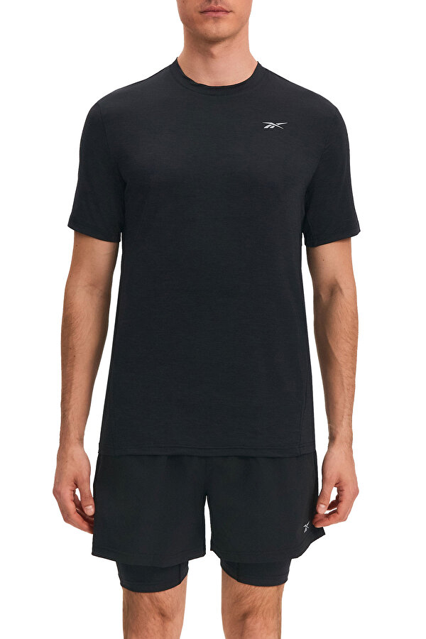 Reebok Running Ss Tee Черный Мужчина Футболка
