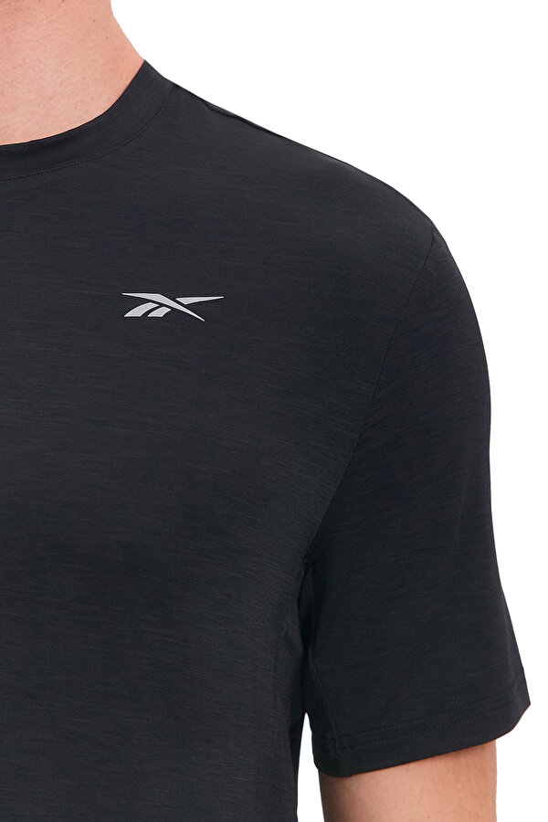 Reebok Running Ss Tee Черный Мужчина Футболка