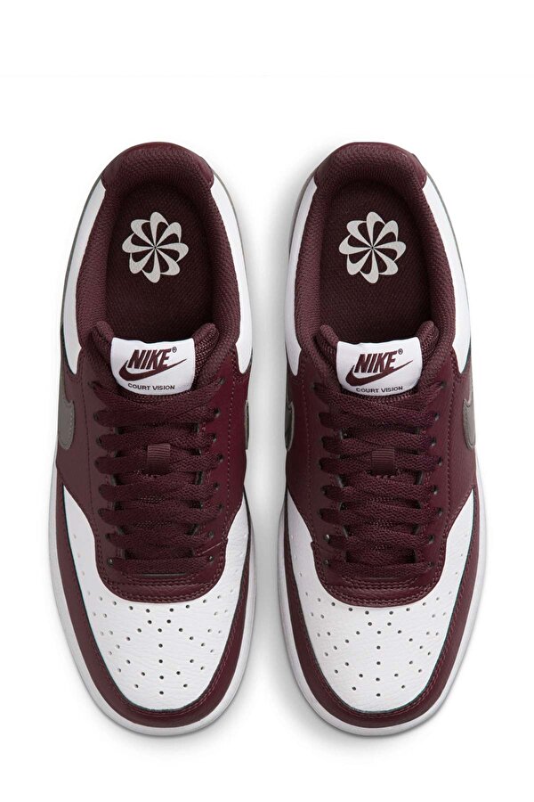W  COURT VISION LO NN Bordo Kadın Sneaker