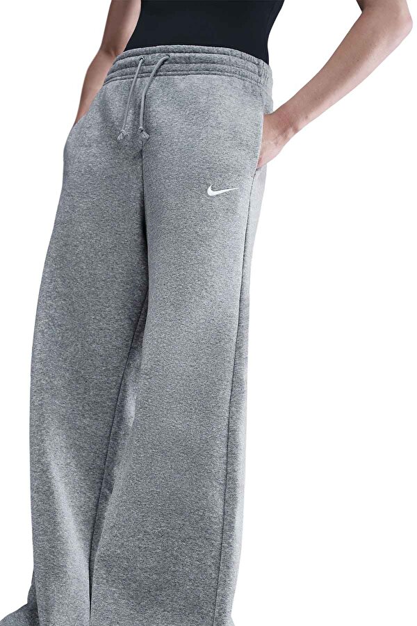 W NSW PHNX FLC HR PANT WI Gri Kadın Eşofman Altı