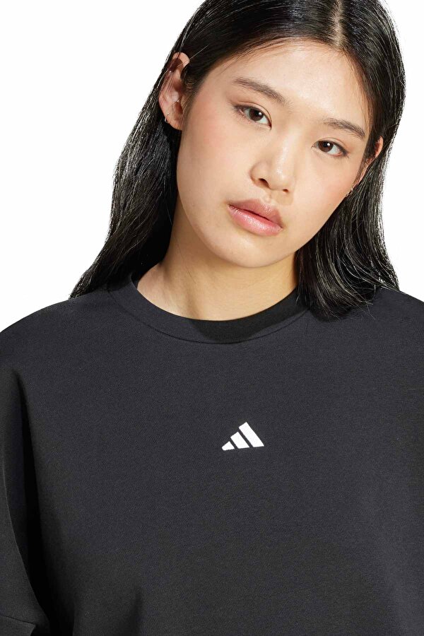 W SL FC SWT Siyah Kadın Sweatshirt