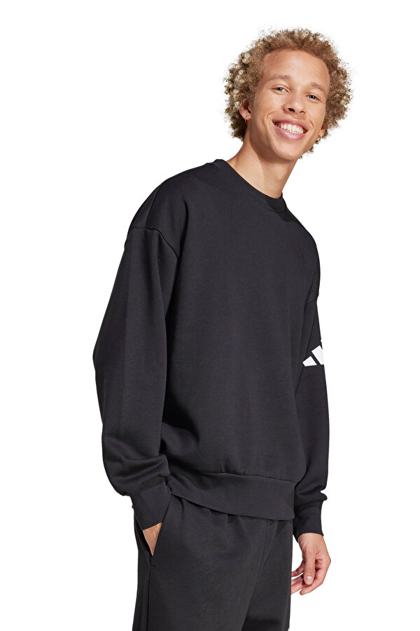 M SWT FL Siyah Erkek Sweatshirt