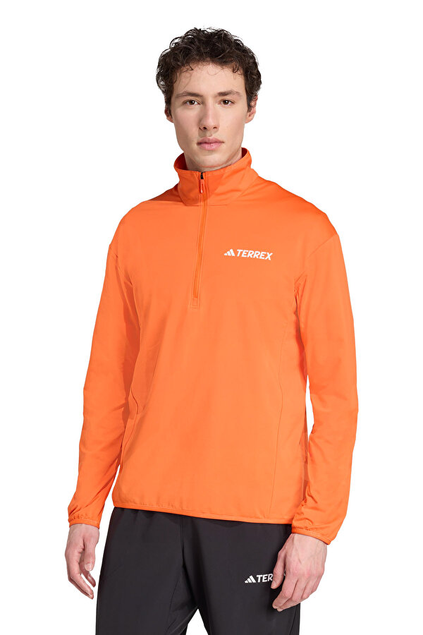 MT CW HZ T FL Turuncu Erkek Polar Sweatshirt