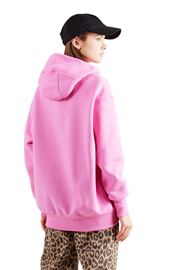W NSW STYLE FLC PO HOODIE PINK Woman 060