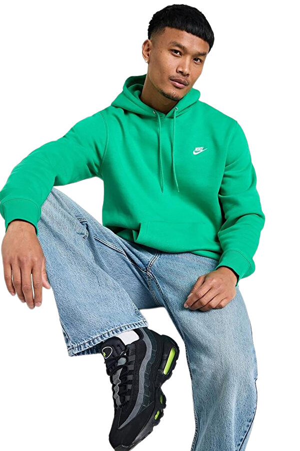 M NK CLUB BB PO HOODIE GREEN Man 060