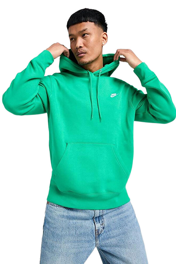 M NK CLUB BB PO HOODIE GREEN Man 060