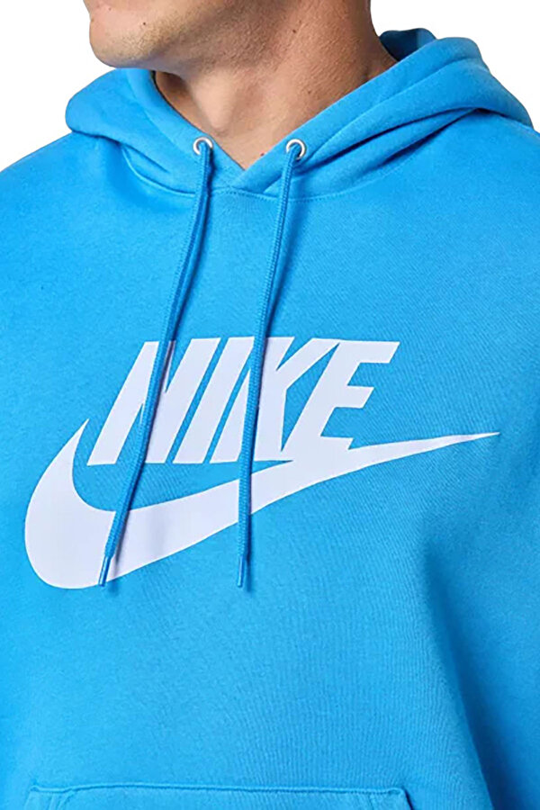 M NK CLUB BB PO GFX HOODI BLUE Man 060