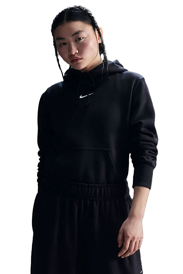 W NSW PHNX FLC STD PO HOO BLACK Woman 060