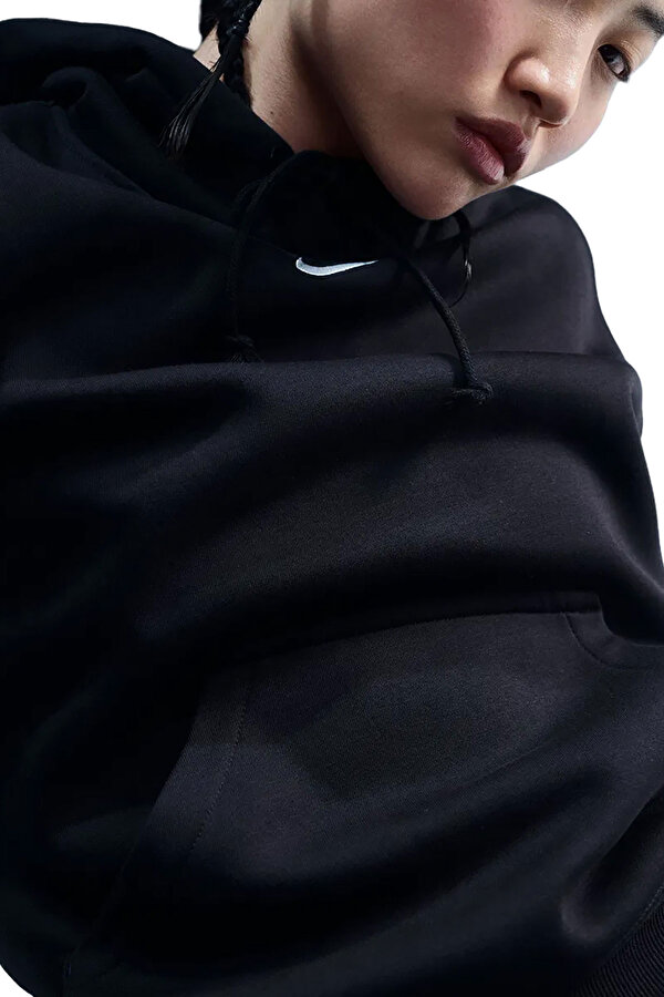 W NSW PHNX FLC STD PO HOO BLACK Woman 060