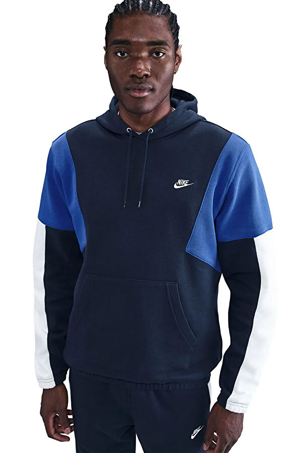 M NK CLUB FLEECE HDED TRA NAVY BLUE Man 048