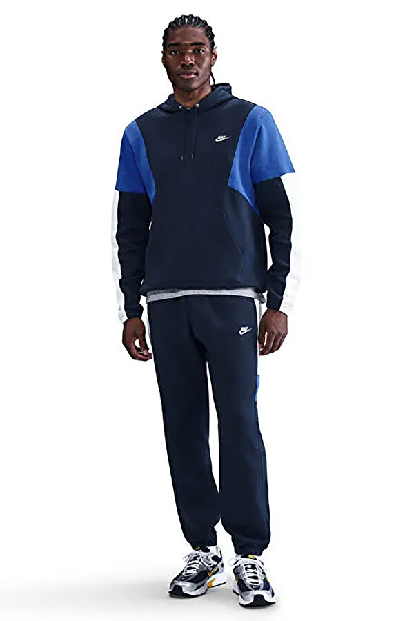 M NK CLUB FLEECE HDED TRA NAVY BLUE Man 048