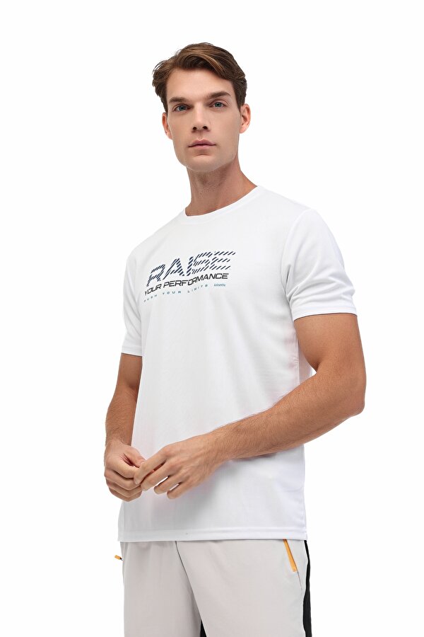 ML CORAL 11PRF104 5FX Beyaz Erkek Kısa Kol T-Shirt