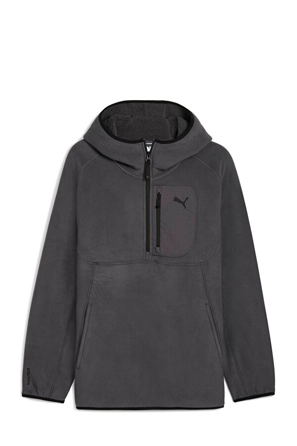 TECH Half Zip Hoodie KOYU ANTRASIT Erkek Sweatshirt