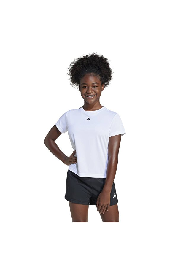 Train Essentials Kız Çocuk Beyaz Tişört