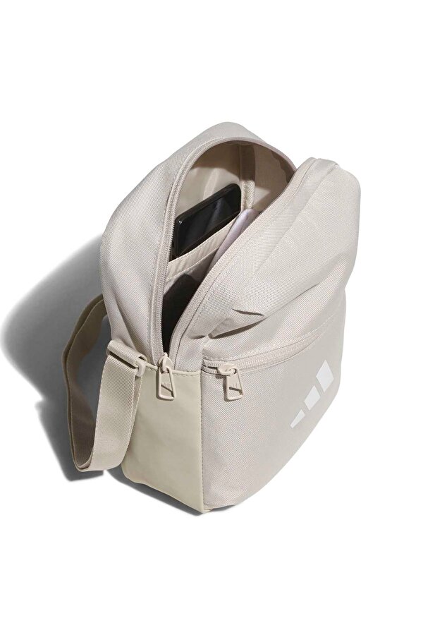 Essentials Organizer Gri Omuz Çantası