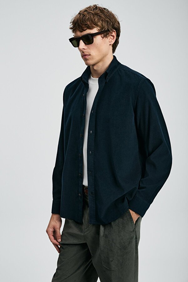 112010682 Drew Erkek Basic Gömlek Regular Fit Erkek Gömlek