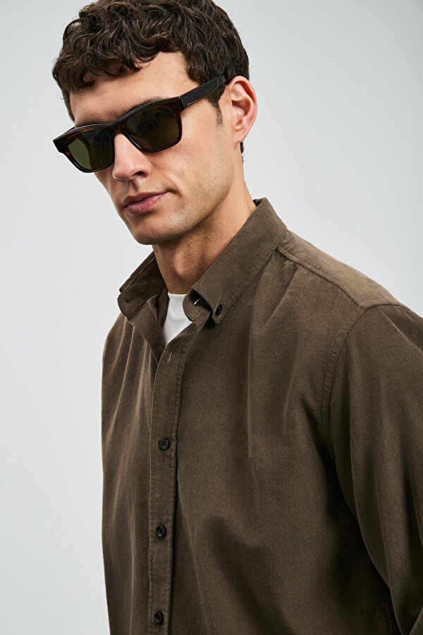 112010682 Drew Erkek Basic Gömlek Regular Fit Erkek Gömlek