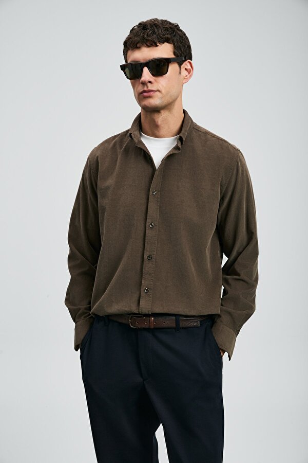 112010682 Drew Erkek Basic Gömlek Regular Fit Erkek Gömlek