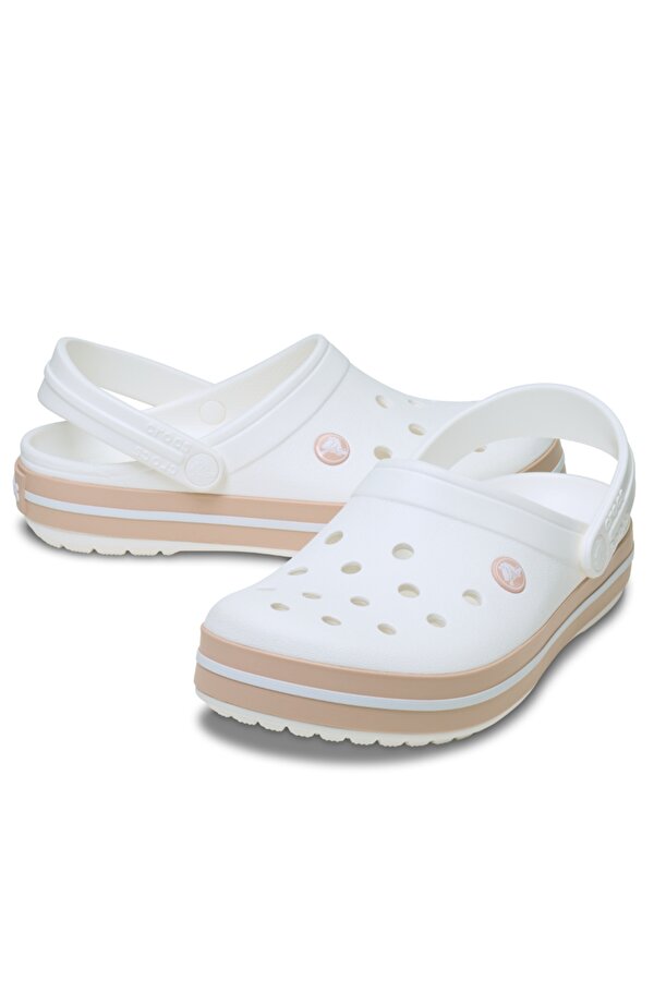 Crocband Günlük Unisex Terlik Beyaz Pembe