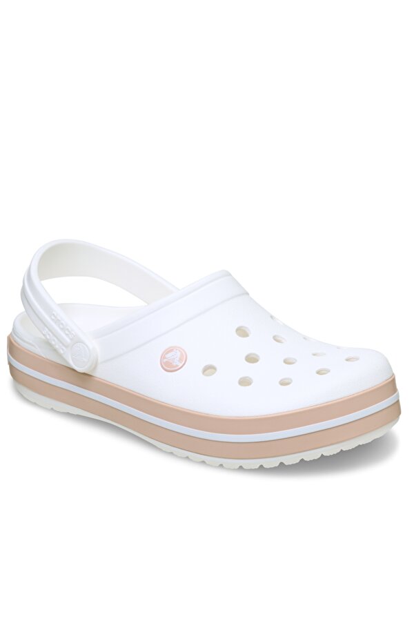 Crocband Günlük Unisex Terlik Beyaz Pembe