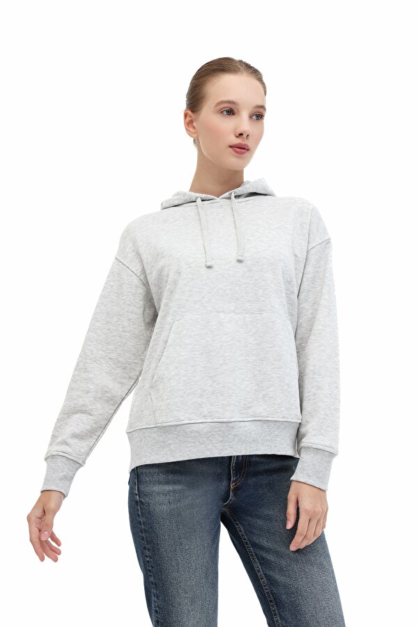 WB 17BELLA-K 5PR GRI MELANJ Kadın Sweatshirt
