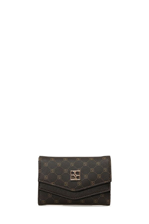 MID MONOGRAM KAPAK 5PR Kahverengi Kadın Cüzdan