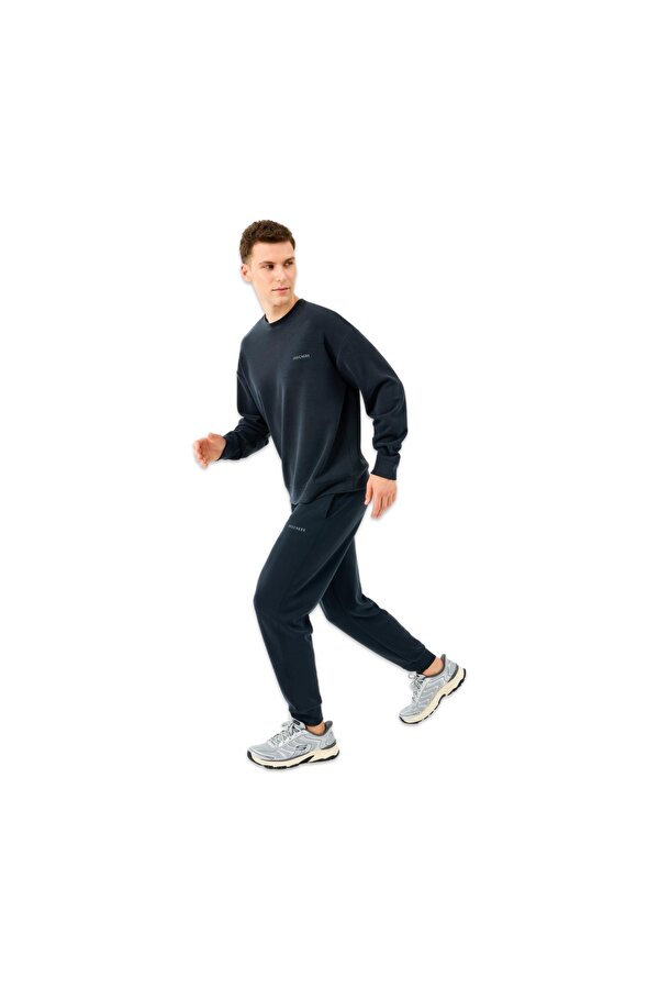 S2510041 M Loose Crewneck Sweat Siyah Erkek Sweatshirt