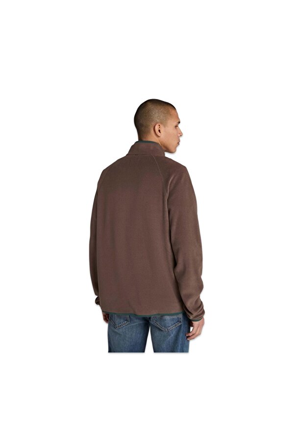 Tb0A2Q7C Polartec 100 Full Zip Fleece Ceket Kahverengi Erkek Ceket