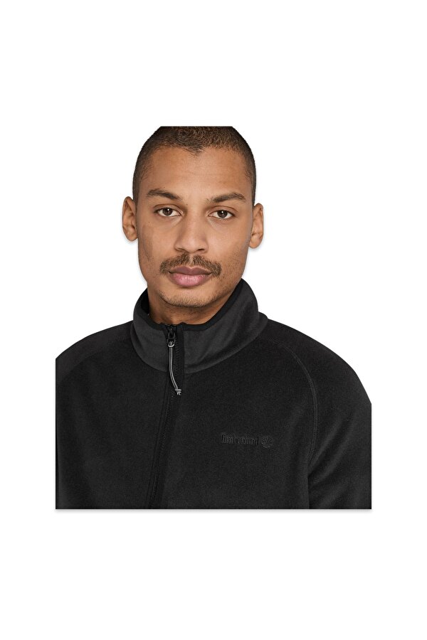 Tb0A2Q7C Polartec 100 Full Zip Fleece Ceket Siyah Erkek Ceket