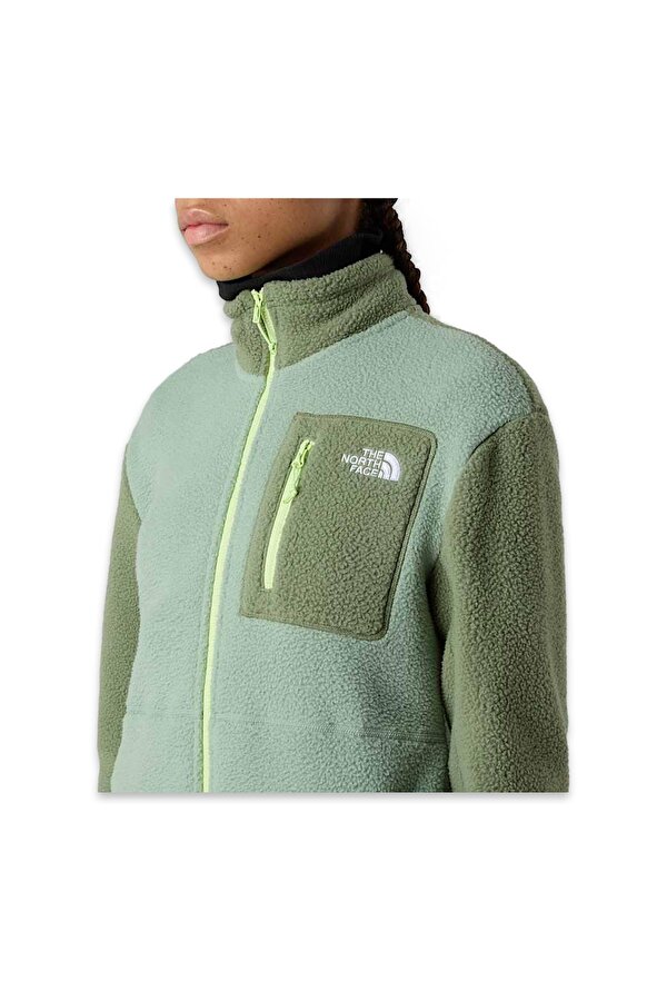 Nf0A8E88 W Yumiori Full Zip Açık Yeşil Kadın Outdoor