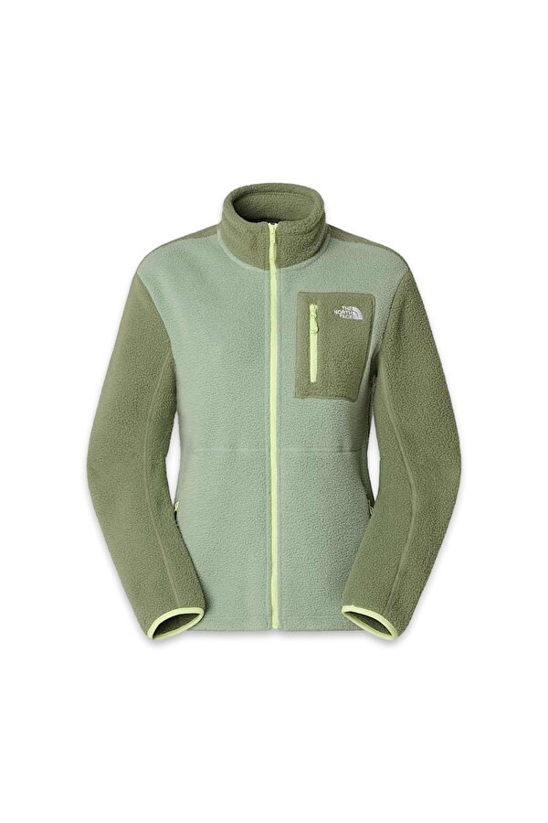 Nf0A8E88 W Yumiori Full Zip Açık Yeşil Kadın Outdoor