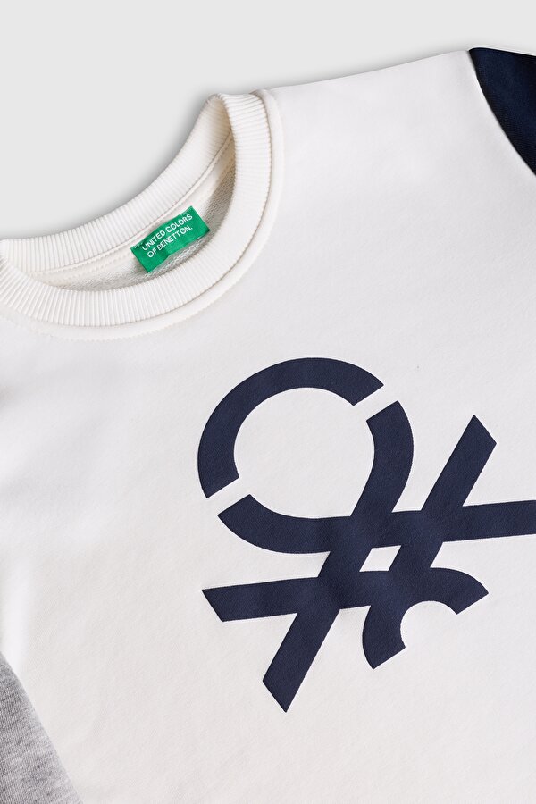 Erkek Çocuk Sweat BNTB23300 EKRU