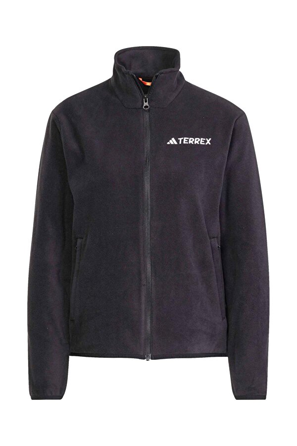 W MT ESS FZ FL Siyah Kadın Polar