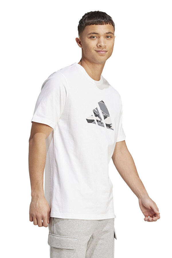 M CAMO LOGO T Beyaz Erkek Kısa Kol T-Shirt