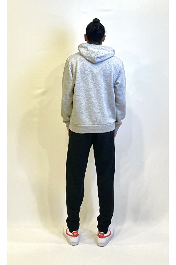 Erkek Kapş.Rahat Kalıp İçi Polarlı 3 iplik Orta Brooklyn Baskılı SweatShırt spr24sw13