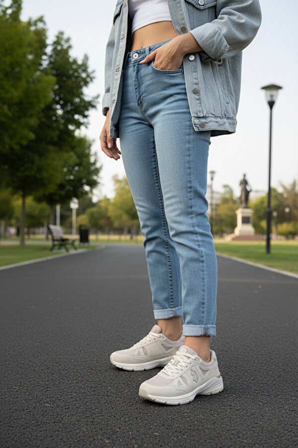 NOE 5PR Bej Kadın Spor Ayakkabı