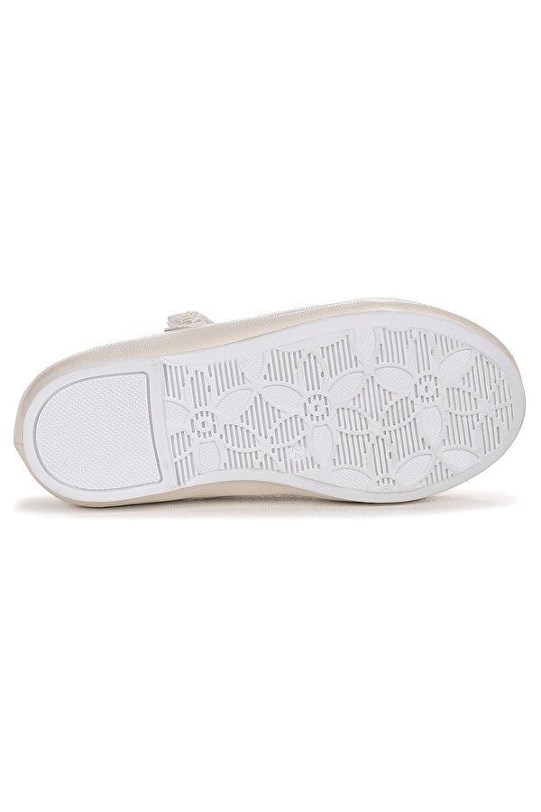 Barbe Cilt Fiyonklu Cırtlı Kız Çocuk Babet Ayakkabı Sedef