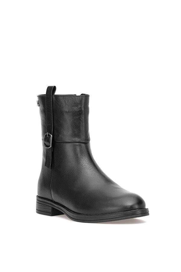 2552701K Kadın Hakiki Deri Klasik Bot Siyah