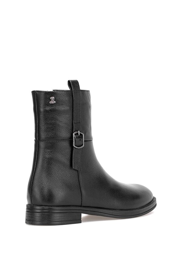 2552701K Kadın Hakiki Deri Klasik Bot Siyah