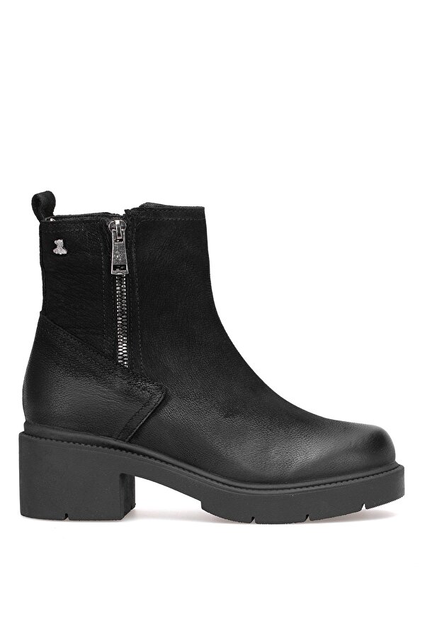 2454601K Kadın Hakiki Deri Klasik Bot Siyah