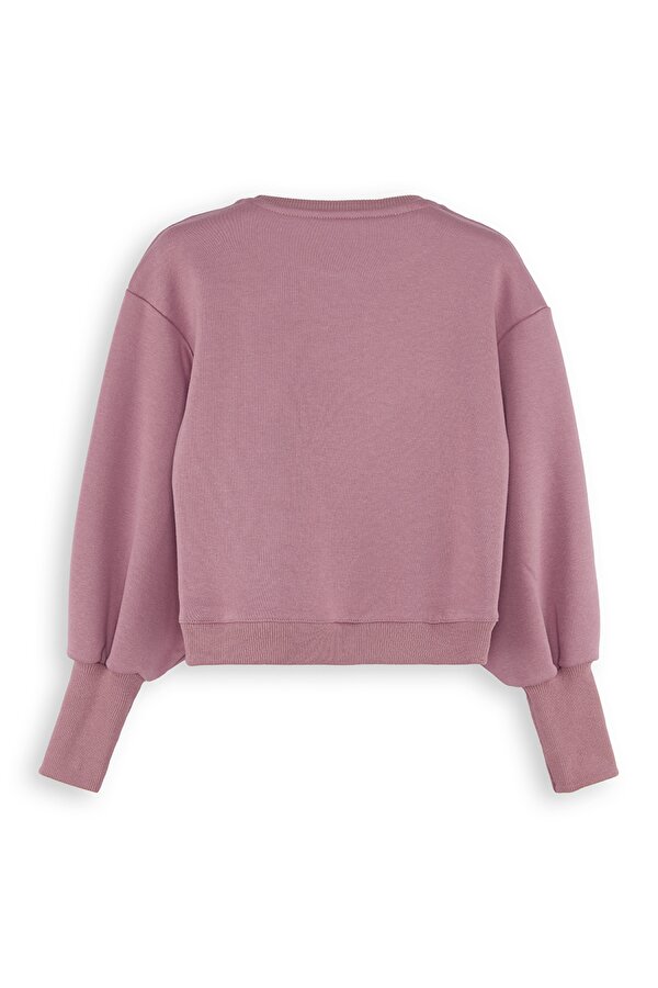 Unicorn Kız Çocuk Gül Kurusu Swetshirt