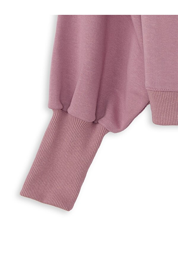 Unicorn Kız Çocuk Gül Kurusu Swetshirt