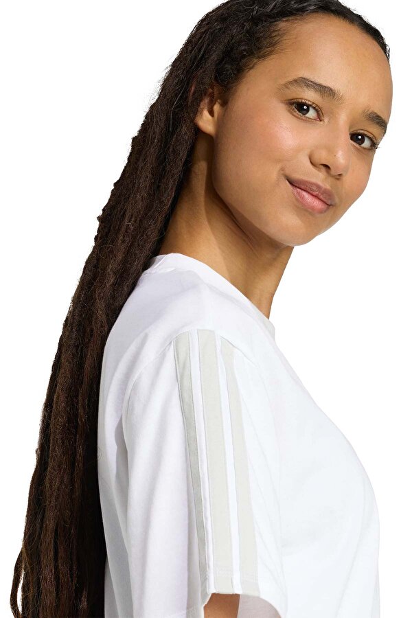 W CAMO T 2 Beyaz Kadın Kısa Kol T-Shirt