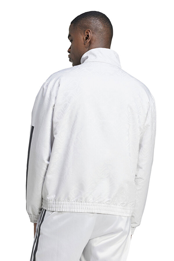 M TIRO WV TT Q3 Gri Erkek Fermuarlı Sweatshirt