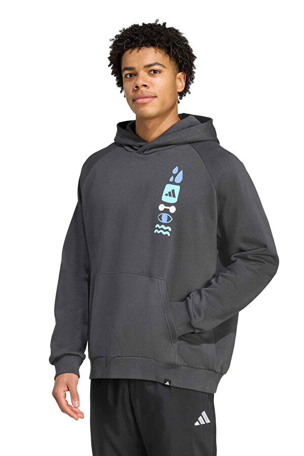 GFX HOODIE Siyah Erkek Sweatshirt